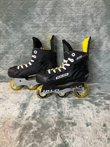Youth Bauer Inline Skates Regular Width Size 12 (Used)