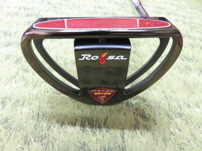 NEW * Taylormade Rossa BLACK MONZA CORZA Belly Mid Standard Putter - Uncut 38"