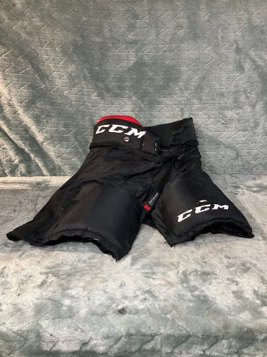 Black Senior Small CCM JetSpeed FT1 Hockey Pants (Used)