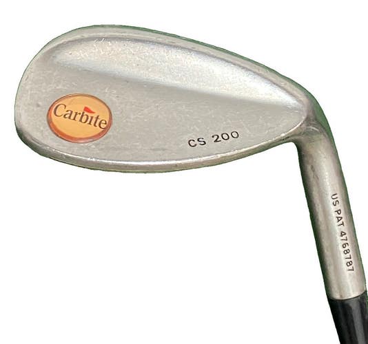 Carbite Inc Check Mate CS 200 Lob Wedge 60* Men's RH Stiff Steel 35" Nice Grip