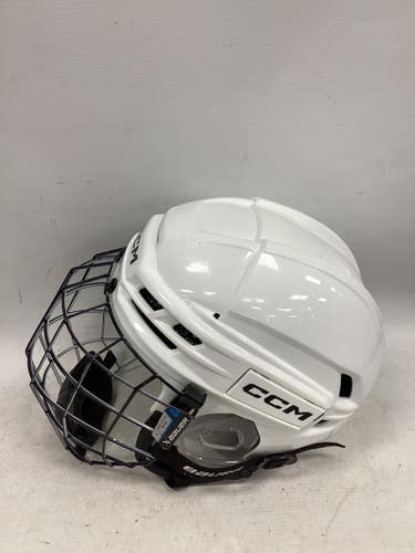 Used CCM TACKS 720 M Hockey Helmet Only White MD 11851-S000053789