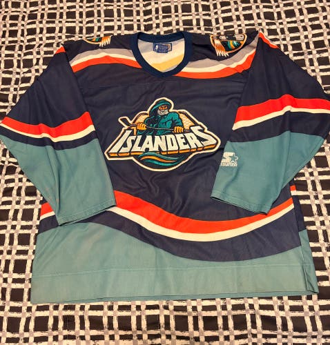 New York Islanders Fisherman Authentic Starter Jersey Men’s XL