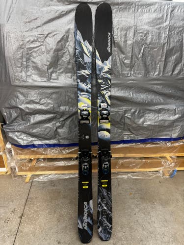 185 cm Nordica Enforcer 104 w/ Tyrolia Attack 14 bindings.