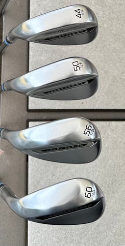 Vokey SM11 44F, 50F, 56D, 60D w/ Premium True Temper Accra M4 120g Stiff Shafts Left Hand Iron Set
