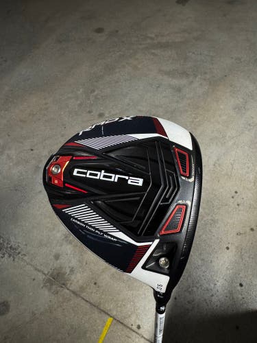2021 Cobra RAD Speed XB Right Handed Driver (9.0 Loft) w/ Fujikura Motore X F3 Stiff Flex shaft