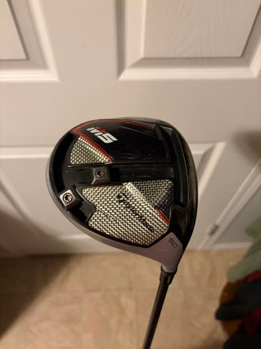 Men's 2019 TaylorMade M5 Right Handed Driver Stiff Flex 9 Loft Graphite Shaft 46" (Used)