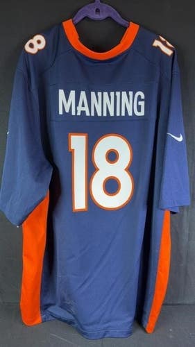 Peyton Manning Denver Broncos Football Jersey Nike Size XXL
