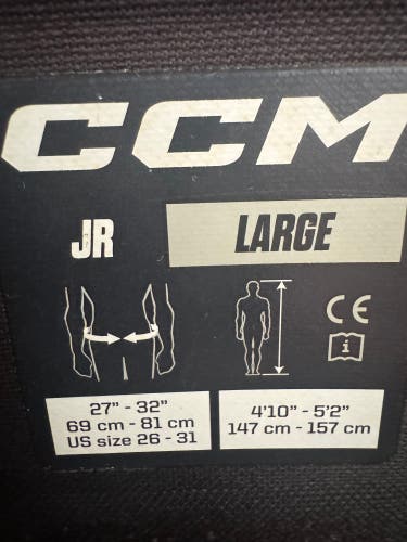 Junior Large CCM Tacks XF Pro Hockey Pants (Used)