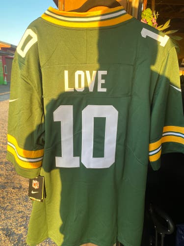 Green Small Men's Nike Jersey (New) Jordan Love