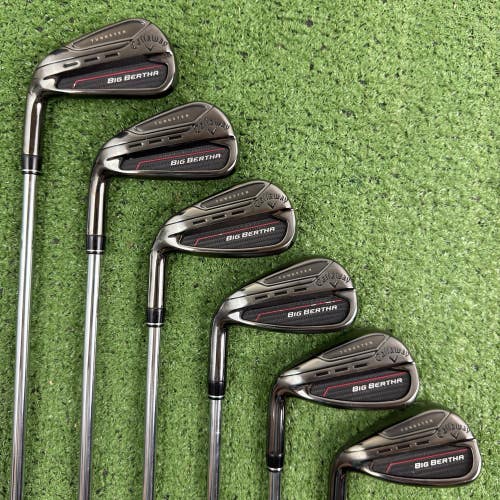 Callaway Big Bertha 23 Iron Set 6-PW AW Elevate 85g Regular Left Handed +1 Long