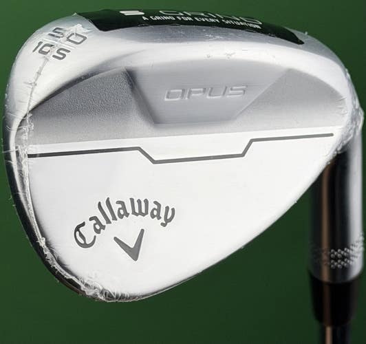 Callaway Opus Chrome Gap GW Wedge 50-10* S-Grind Steel Dynamic Gold Mid 115 NEW
