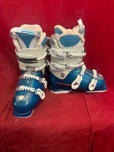 Mondo 24 & 24.5 Unisex HEAD All Mountain Ski Boots Medium Flex (Used)