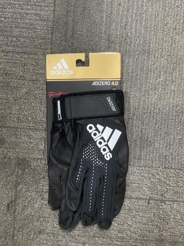 Used Adidas ADIZERO 4.0 BB/SB Batting Gloves Black MD 11614-S000245477