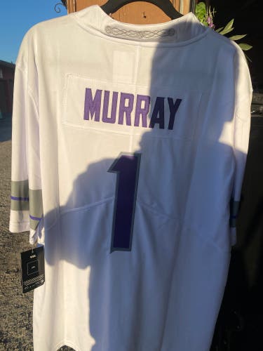 White Medium Adult Unisex Nike Jersey (New).   Kyler Murray