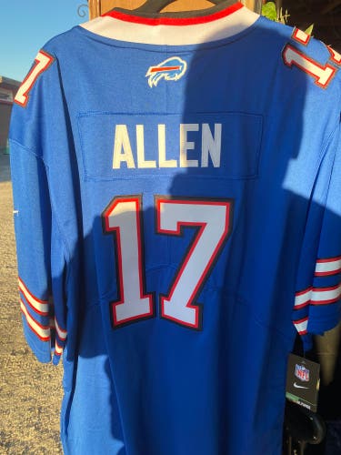 Blue XXL Men's Nike Jersey (New) Josh Allen