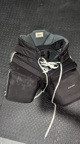 Senior Large Bauer Pro Stock Hockey Goalie Pants (Used)