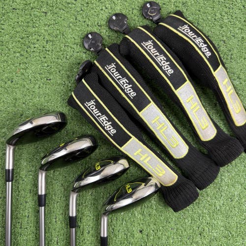 Tour Edge HL3 Hot Launch Hybrid Set 3 4 5 6 3H 4H 5H 6H Senior Flex Left Handed