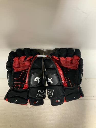 Used Bauer VAPOE 3X Intermediate Gloves Black 12" 11823-S000042289
