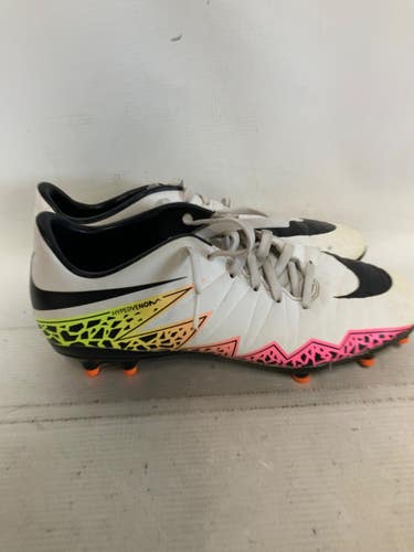 Used Nike HYPERVENOM Soccer Cleats White Senior 7.5 11823-S000042271