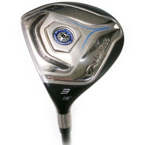 LH TaylorMade JetSpeed Fairway 15* 3 Wood Matrix Velox T 49g Stiff Flex