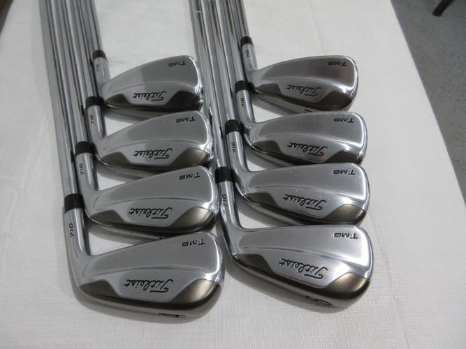 Titleist 716 T-MB Iron Set - 4-PW, GW - DG Ti S400 Stiff Flex Steel +1" Long