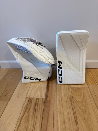 CCM Regular Tacks glove and blocker