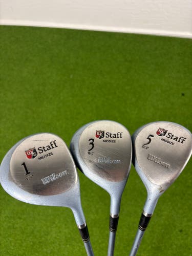 Wilson Staff Midsize 1 3 5 Wood Set Firestick 4.5 Graphite RH