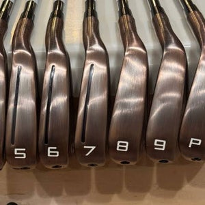 2024 TaylorMade TaylorMade P790 Aged Copper Right Handed Iron Set Regular Flex (Used)
