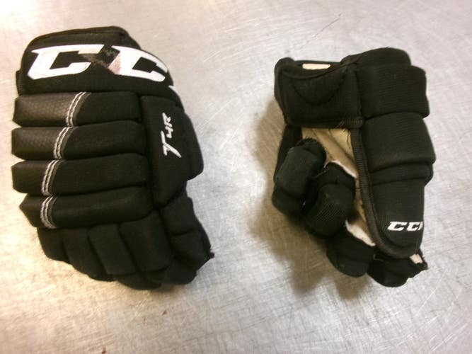 Used CCM T4R Youth Gloves Black 8" 11339-S000207568