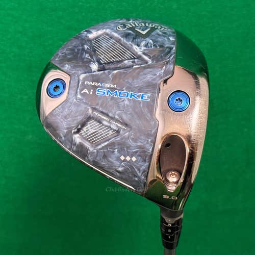 Callaway Paradym Ai Smoke Triple Diamond 9 Driver HZRDUS Silver 6.0 50g Stiff