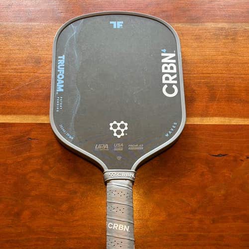 Gray Crbn TruFoam Waves Pickleball Paddle (Used)