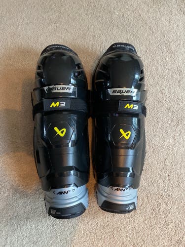 Bauer Supreme M3 13" Shin Pads Pro Stock (Used)