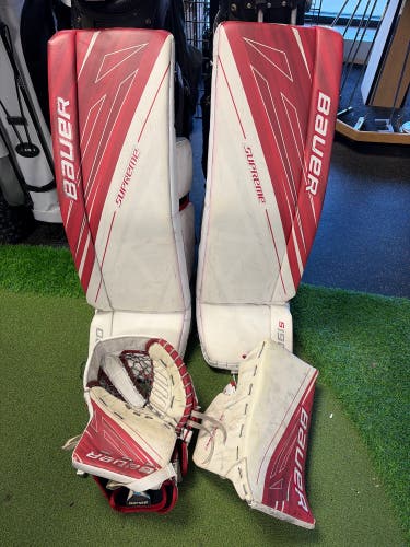 Bauer Supreme S190 Goalie Leg Pads Set