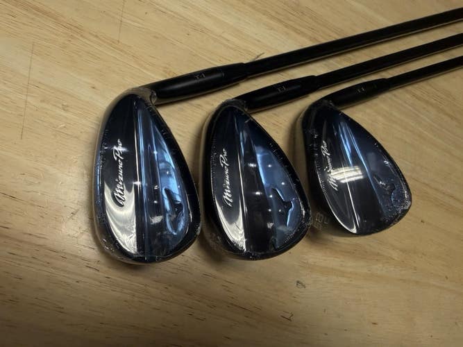 Mizuno T-1 Wedge Set (50,54,58) BLACK FINISH