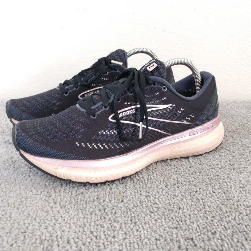 Brooks Glycerin GTS 19 Womens Size 10.5 Running Shoes Black Pink 1203441B074