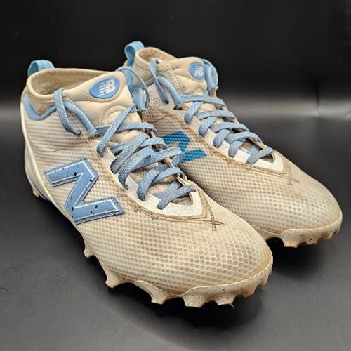 Carolina Blue Men's Size 10 Adult New Balance Freeze 5 Mid Top Molded Cleats (Used)