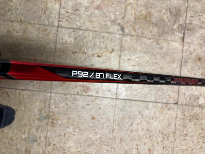 Senior Bauer Left Hand Hockey Stick P92 87 Flex (Used)
