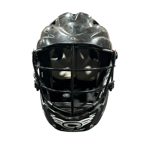 Used Cascade BLACK YOUTH Lacrosse Helmet Black One Size 11375-S000383260