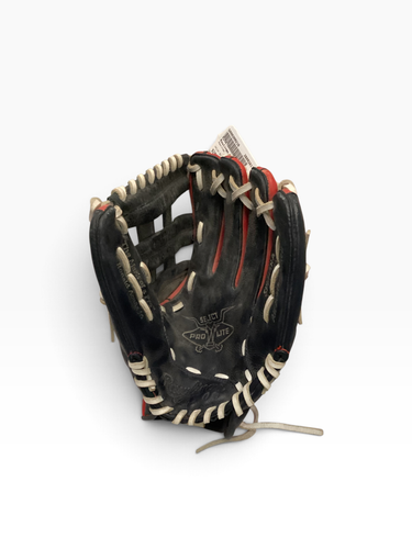 Used Rawlings SELECT PRO LITE BB/SB Glove RH Throw Black And Red 11 1/2" 11443-S000209216
