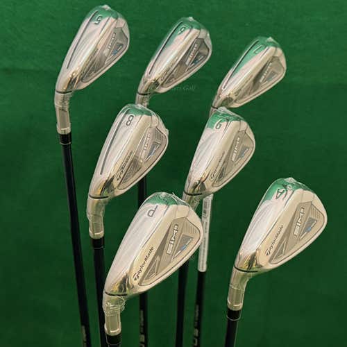 NEW LH TaylorMade SIM2 MAX 5-AW Iron Set Ventus Blue 6-R Graphite Regular