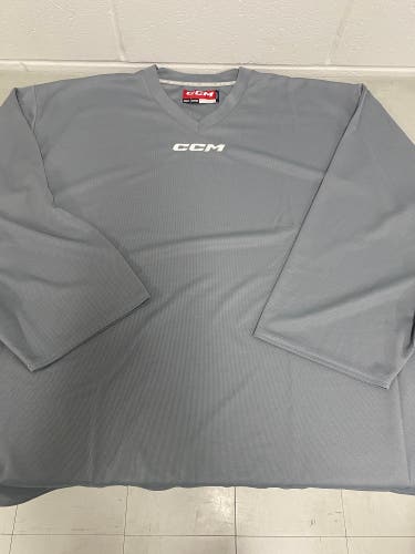 NEW CCM Gray goalie Jersey