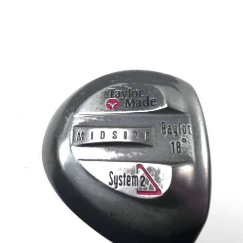 TaylorMade System 2 Fairway Wood 18* Flex Twist Plus Regular Graphite Mens RH