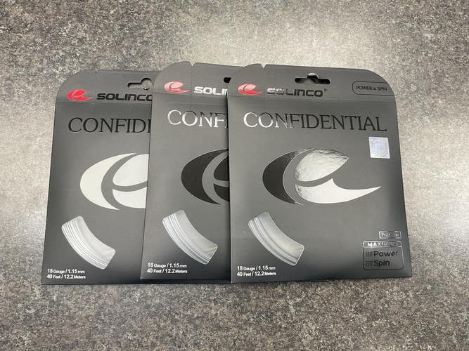Solinco Cofidential 18 Gauge Tennis String