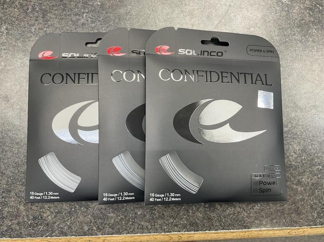 Solinco Cofidential 16 Gauge Tennis String
