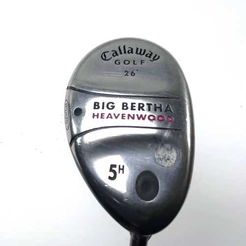 Callaway Big Bertha Heavenwood 5 Hybrid 26* RCH 75w 75g Regular Graphite Mens RH
