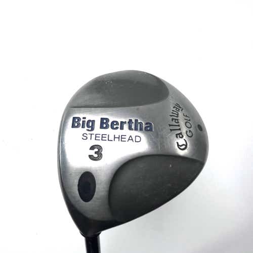 LEFTY Callaway Steelhead 3 Fairway Wood 15* RCH 99 99g Regular Graphite Mens LH