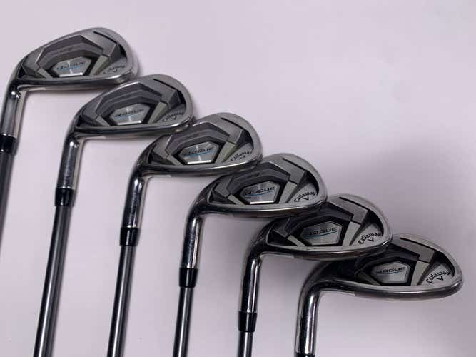 LEFTY Callaway Rogue Iron Set 6-PW+SW Aldila Synergy 60g Senior Graphite Mens LH