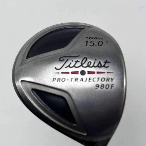 Titleist 980 F 3 Fairway Wood 15* True Temper Dynamic Gold S300 Regular RH