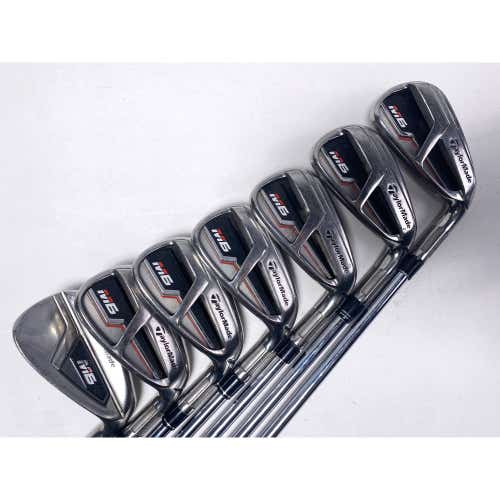 TaylorMade M6 Iron Set 5-PW+AW True Temper Dynamic Gold R300 Regular RH