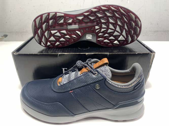 FootJoy Stratos Golf Shoes Navy Men's SZ 9.5 ( 50043 ) NIB